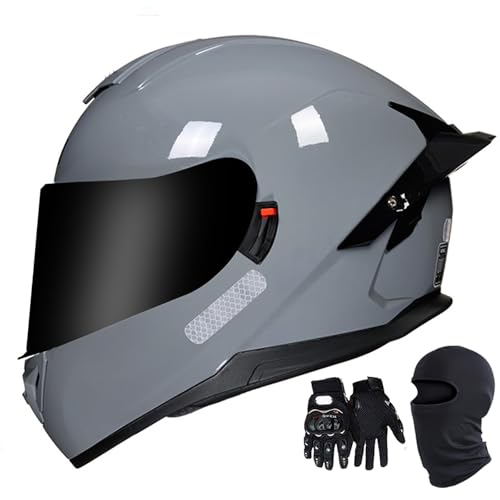 Casque intégral de moto vintage pour le tourisme