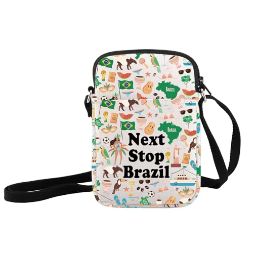Sac à bandoulière Brésil JXGZSO imprimé en toile Amérique du Sud