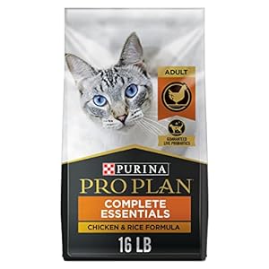 Purina Pro Plan High Protein Cat Food With Probiotics for Cats, Chicken and Rice Formula – 16 lb. Bag