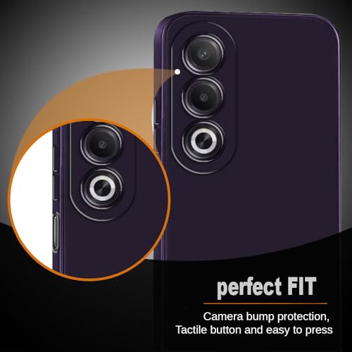Image of Basic Case for Oppo A3 Pro 5G (Silicone Maroon Red)