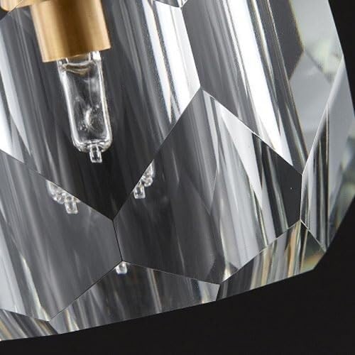 Pantalla de lámpara de cristal creativa de estilo nórdico con sofisticada base G9 3