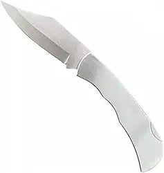 Canivete Aço Inox Tipo Zebu Americano Com Presilha Trava De Segurança Dobravel clip bolso cinto