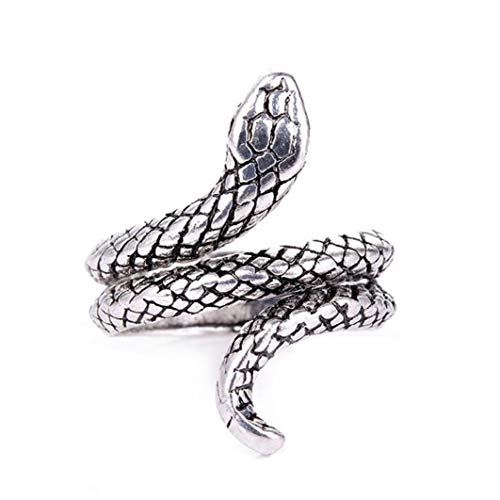 Anillo Ajustable De La Serpiente Retro Punk Rock Gótico para Las Mujeres...