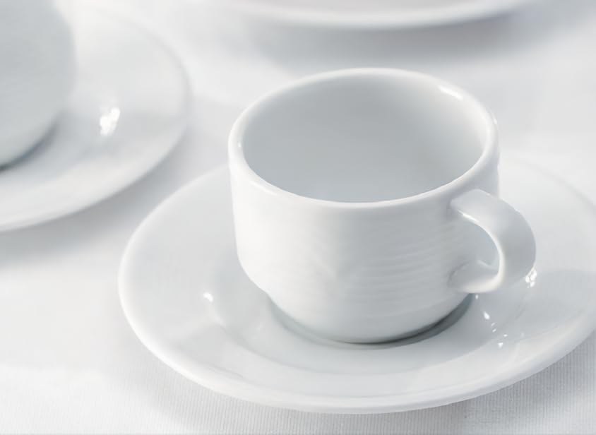 Tazzina Da Cappuccino HENDI In Porcellana Bianca - 230ml | Per Bar E Ristorante - Foto 7