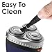 XLIUAX 20 Pcs Mens Electric Shaver Cleaning Brush, 2 Styles Mini Double Head Shaving Cleaning Brushes Hair Remover Shaving Razor Brush for Razor Shaver Trimmer Hair Clipper