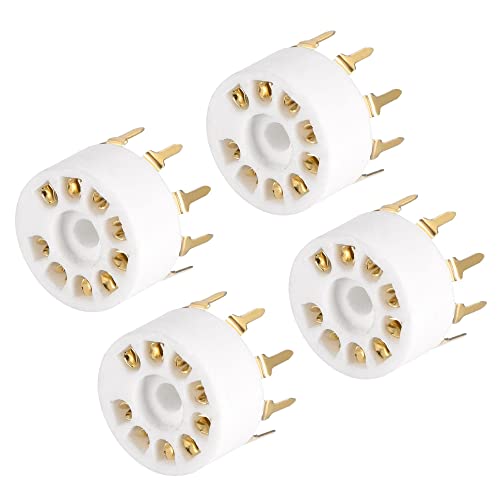Douille céramique 9 broches pour remplacer le support de lampe préampli 12AX7 défectueux