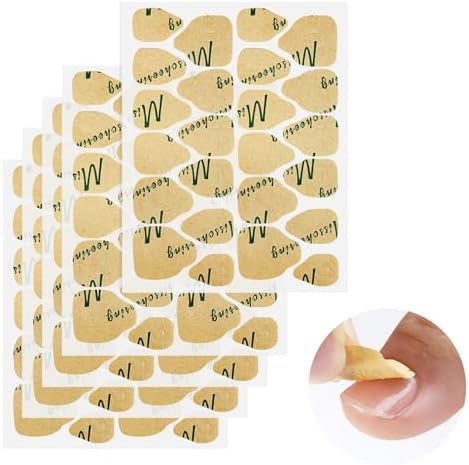 TENOC Press on Nails Sticky Tabs Nail Glue Sticker, Waterproof Gel Glue Stickers Breathable Jelly Double-Sided Adhesive Tapes, 5 Sheets (120pcs)
