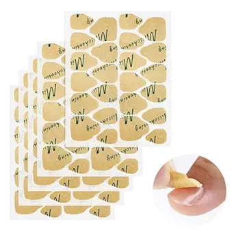 TENOC Press on Nails Sticky Tabs Nail Glue Sticker, Waterproof Gel Glue Stickers Breathable Jelly Double-Sided Adhesive Tapes, 5 Sheets (120pcs)