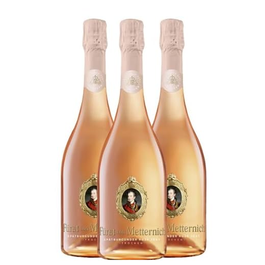 Brut Dargent Ice Chardonnay Demi-Sec Halbtrocken (1 x 1.5 l) 7 Fürst von Metternich Rosé Sekt (3 x 0.75 l)