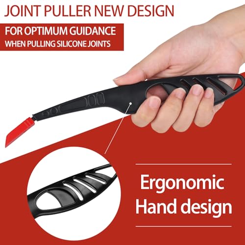 Silikon Abzieher, Fugenglätter Set, Fugenglätter, Fugenglätter Silikon, Silikonfugen Abzieher, Enthält 9 Nahtformen und Aufbewahrungsbox, Geeignet für Küche, Ecke, Badezimmer