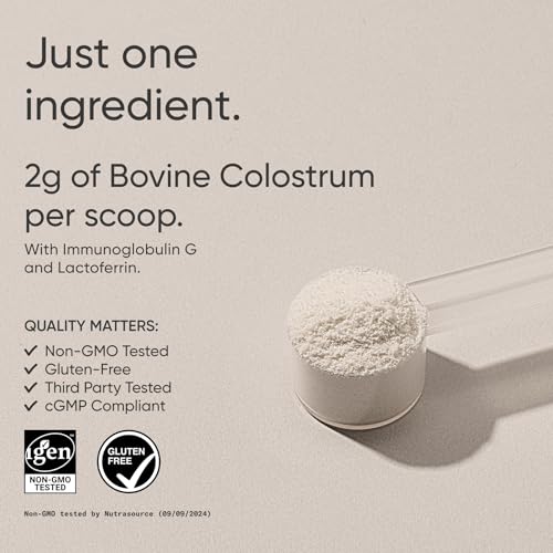 image for Sports Research® Bovine Colostrum Powder – Easy to Mix, Single Ingr