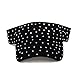 Sparkle Glitter Summer Rhinestone UPF 50+ Visor - Bling Ladies Sun Visor for Women Outdoor Sports Fashion Golf Hat Black