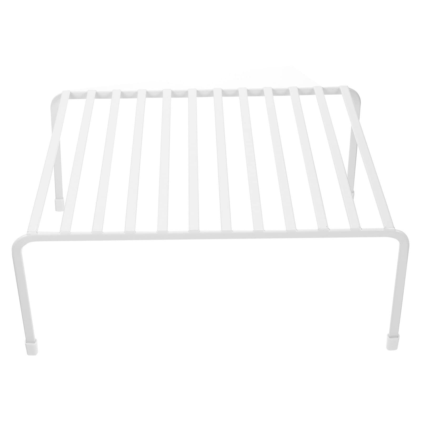 Étagère rangement cuisine métal blanc pour un plan de travail épuré