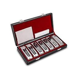 KMDSM Harmonica professionnel 10 trous, 7 tons, 12 tons, argent, convient aux débutants, performances de pointe… - Les Beatles, Paul McCartney, John Lennon, RIngo Starr, George Harrison