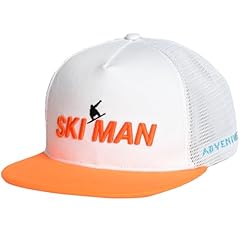 Ski Man - Black Orange Glacier White