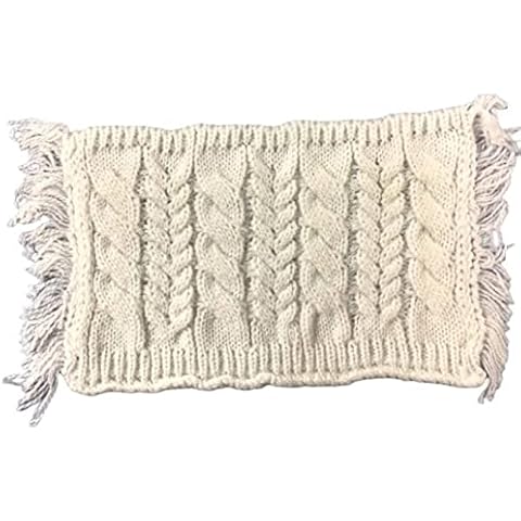 Melody Jane Dolls Houses Dollhouse Cream Cable Rug or Throw Blanket 1:12 Modern Home Decor Accessory Cover