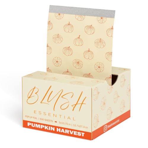 Blush Foils, Cute Pop Up Hair Foils – 5x10.75in, 500ct (Pumpkin Harvest) image 5