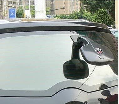 1 Pcs Black Color Rear Bumper Bland Spot Mirror 3M Sticker for SUV VAN Child Protection from SUV Driver