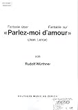 Parlez-moi d'amour: für Akkordeonorchester Akkordeon 1