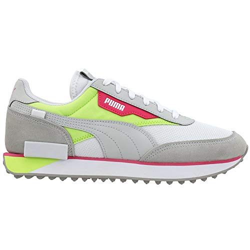 PUMA Future Rider Neon Play Gray Violet/Sharp Green 10.5 D (M)
