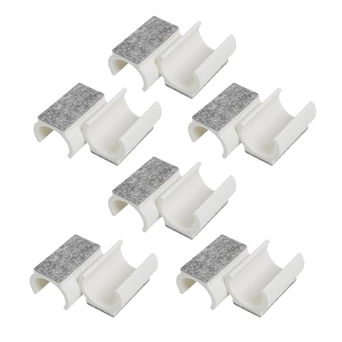 Protector de suelo para patas de silla y muebles: 12 almohadillas de fieltro para madera 7
