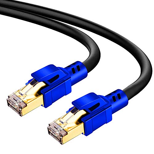 Cable Ethernet CAT 8, Patch Cord 20 m RJ45 miniatura 2