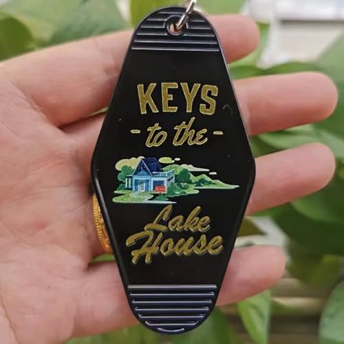 Image of Keys To The Lake House Keychain Funny Lake House Key Chain Lake House Accessories New Home Gifts
