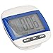 Sorandy Step Pedometer Walking, Large LCD Display for Seniors Adults Blue, Calorie Distance Counter with Step Tracker​