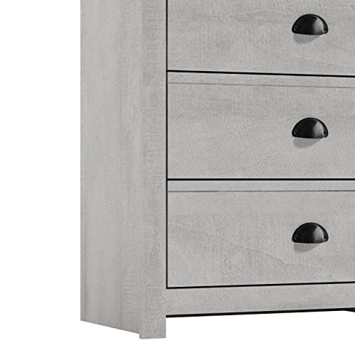 Galano Geodarno 5 Drawer Dresser - Dressers - Dressers & Chest Of Drawers - Dresser For Bedroom - Dresser Organizer - Tall Dresser - Wood Dresser - Dusty Grey Oak #TOP5