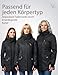 Berydale Damen Funktionsparka Jacke, Schwarz - Gefütterter Winter Parka, M EU