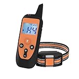 【USB Recargable e Impermeable】El cable USB incluido lo ayuda a cargar su collar y transmisor al mismo tiempo. Puede usarlo durante mucho tiempo después de una carga de 2-3 horas. Vale la pena mencionar que nuestro collar de entrenamiento para perros es resistente al agua IPX7, por lo que no debe preocuparse porque el producto se dañará al mojarse