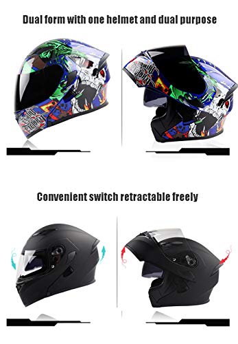 Casque de moto Bluetooth modulaire pour rouler connecté sans bruit de vent