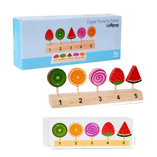 Ice Cream Popsicle Toy, Pretend Play Wooden Popsicle Puzzle Toy, Matching Popsicle Toy for Kids, Finely Polished Wooden Popsicle Set, Creative Pretend Play Toy for Birthday, Christmas, New Year