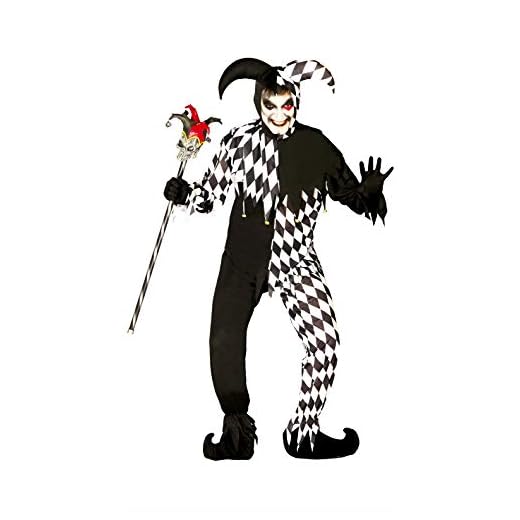 Guirca- Disfraz adulto black joker, Talla 52-54 (80688.0)