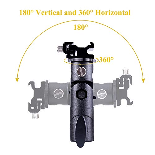 image for FOTYRIG Camera Speedlite Flash Stand Bracket Umbrella Mount Holder Sho