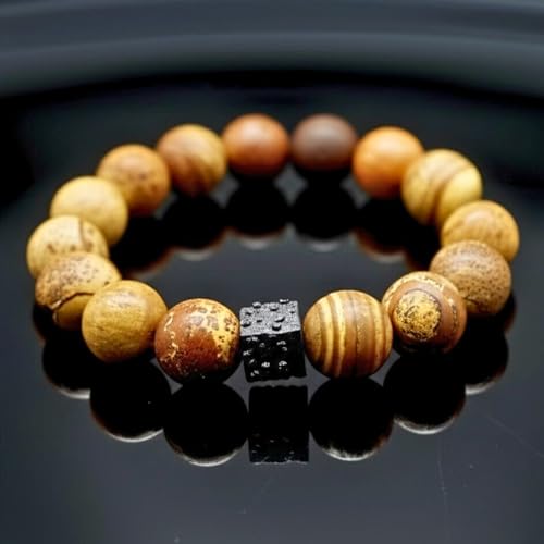 Image of THE MEN THING Natural Stone Bracelets - Adjustable Beaded Wristwear for Men & Boys (Multi-Design Collection)