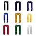 JELEUON 5 Pcs Unisex Adult Graduation Stole Plain Graduation Sash for Academic and Choral