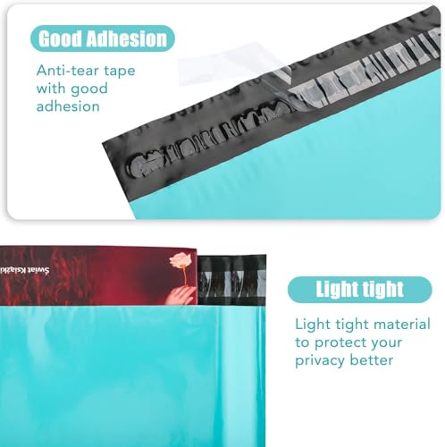 Image of Metronic Poly Mailers 14.5x19 70000 Pack Large Shipping Bags for Clothing Mailing Bags with Strong Self-sealing Adhesive Waterproof and Tear-Proof Poly Bag Bulk in Teal