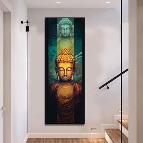 Broderie diamant Bouddha Zen pour créer une ambiance relaxante dans votre salon moderne