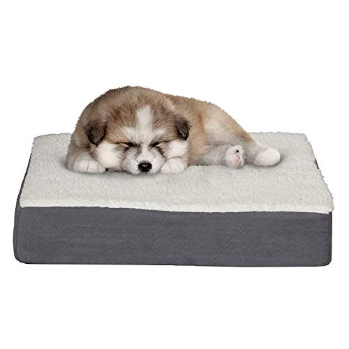 Petmaker 80-PET5088G Orthopedic Dog Bed - 2-Layer Memory Foam Crate Mat With Machine Washable Sherpa Cover - 20X15 Pet Bed For Small Dogs Up To 20Lbs thumb #6