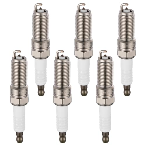 Image of 4024168967 Iridium Spark Plugs 6 Pack - Compatible with Dodge Grand Caravan 2001-2010, 3.3L 3.8L V6 Engine - Replaces 4024168967 Spark Plug