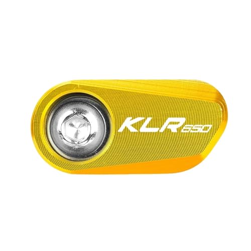 Motorradsicherheitssensorabdeckung Für KLR650 KLR250 CNC Vorderrad Hinterrad ABS Sensor Schutz Abdeckung Zubehör(Dark Grey)