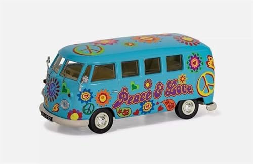 Corgi for VW Campervan Peace Love and Freedom 1/43 DIECAST Truck Pre-Built Model