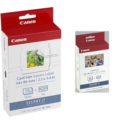 �y�Z�b�g�����z�L���m�� canon �C���N�J�Z�b�g/�X�N�E�F�A���x���Z�b�g KC-18IS + �J���[�C���N/�y�[�p�[�Z�b�g KC-36IP �i�J�[�h�T�C�Y �j