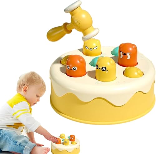 Image of BeFunky Whack A Mole Game for Toddlers, Kids Hammer Games for Hand Eye Coordination & Motor Skills Development, Educational Interactive Montessori Toy Gift for 1+ Years Old