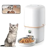 Distributeur croquettes Automatique Chat et Chiens avec Caméra HD 1080p - Contrôle WiFi 5G, Vision Nocturne, Audio Bidirectionnel, Distributeur 4L Facile à Nettoyer et Programmer Via Application
