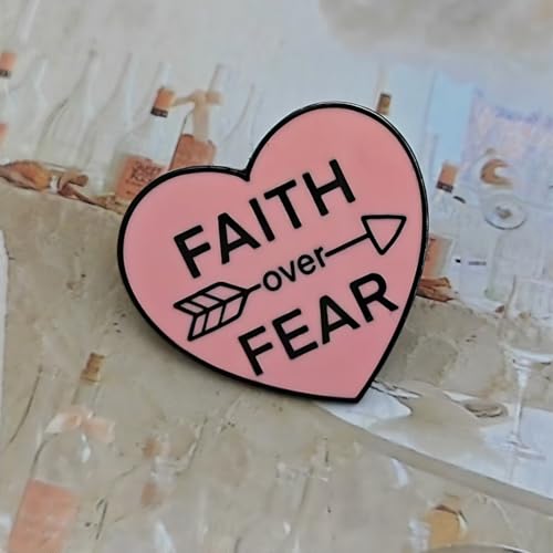 Image of Heart Enamel Pin Religious Brooch,Christian Love Like Jesus Lapel Pin for Backpack, Hat, Clothes