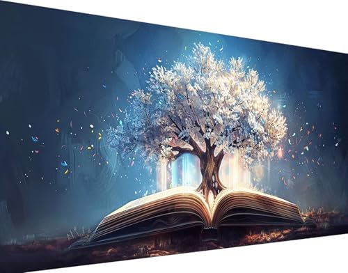 Broderie Diamant Kit Complet Arbre de la Vie | 5D Diamond Painting Adulte Grand Format 60x120