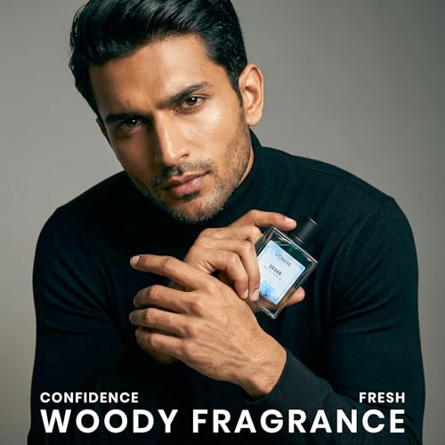 Image of VORNE solid perfume 12g & EDP for men and women 20ml | Fresh Buds & urban | Gift Set for men and women | Strong Long-Lasting, alcohol-free, green citrus and woody aromatic fragarance | Ideal for daily use | Pack of 2