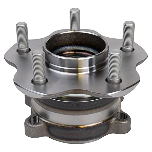 Image of TRQ Rear Wheel Bearing and Hub Assembly Set 2 Piece Compatible with 14-19 Infiniti QX60 All Wheel Drive 2013 JX35 All Drive 15-19 Nissan Murano 13-19 Pathfinder 4